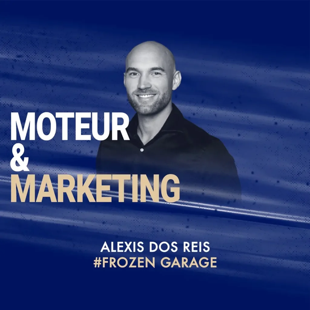 cover podcast moteur & marketing avec frozen garage : cryogénie automobile
